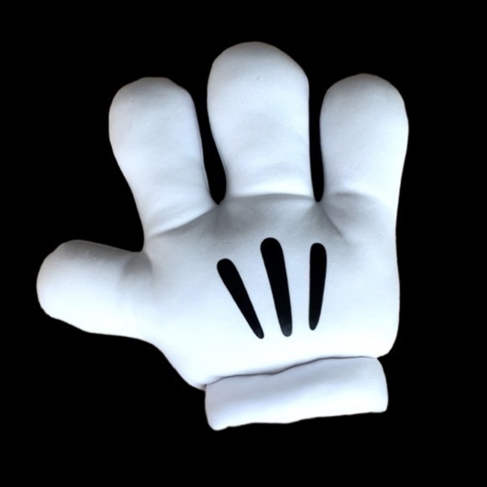 Plush White Glove Toy